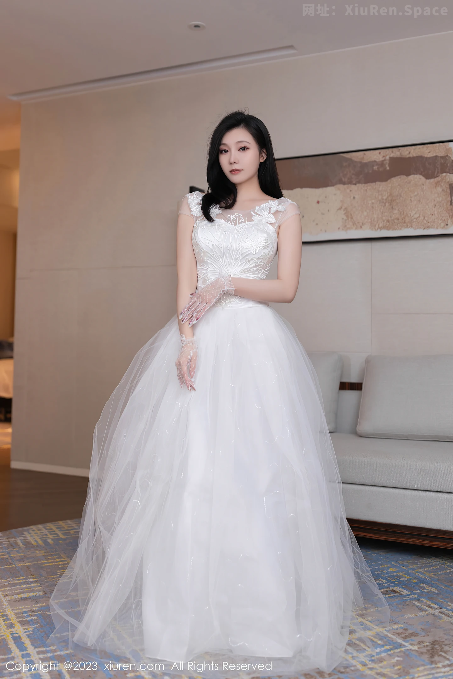 图片[2]-[XiuRen秀人网]VOL.7201 模特安然anran私房脱性感白色婚纱长裙秀惹火身材撩人诱惑写真79P-秀人网官方网站